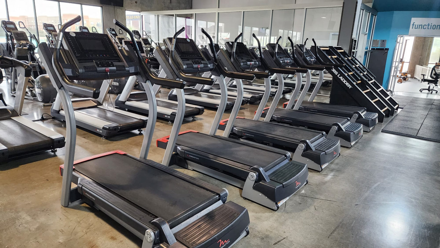 Incoming Inventory:  10 FreeMotion 11.9 Incline Trainers: Cardio Package