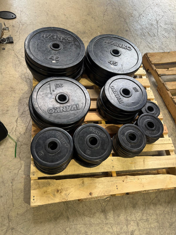 Ivanko Rubber Weight Plate Lot (Used)