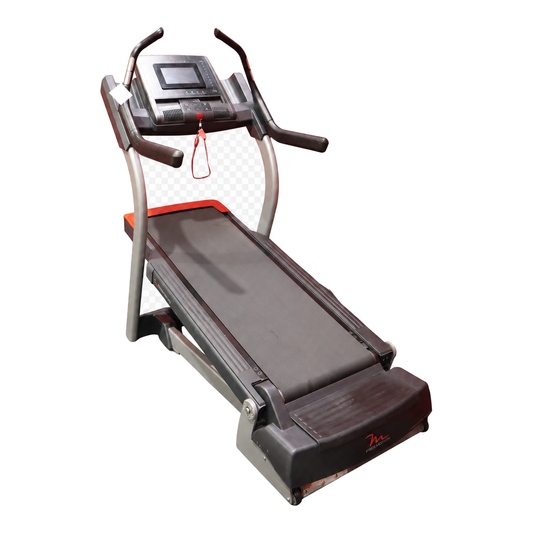 FreeMotion I11.9 Incline Trainer Treadmill transparent