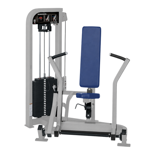 Hammer Strength Select Chest Press — complete background delete