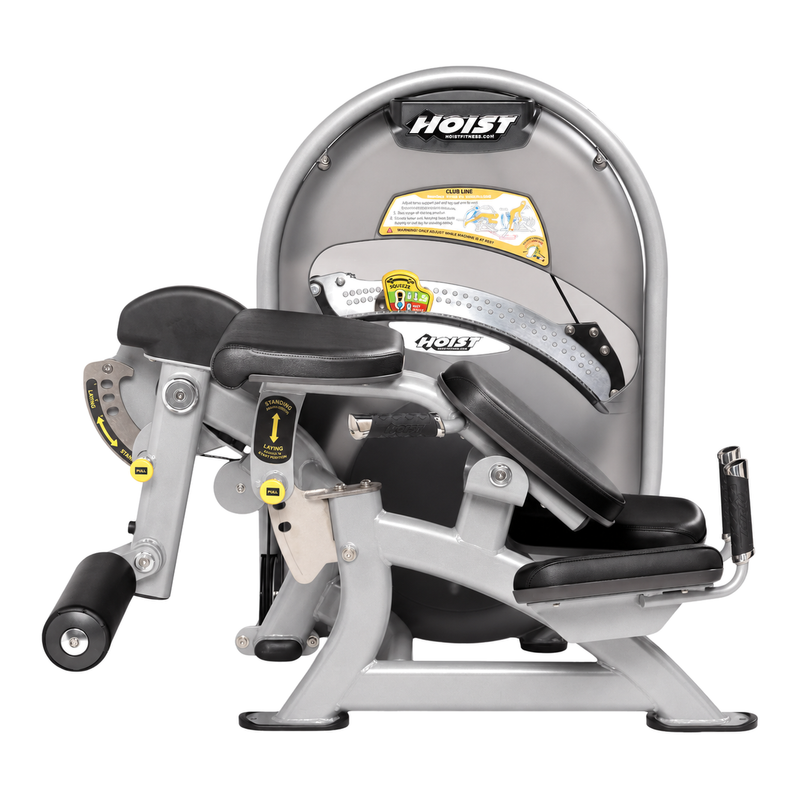 Hoist Fitness Club Line Standing Prone Leg Curl — complete background delete