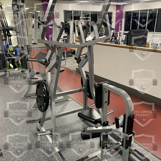 Incoming Inventory: Hammer Strength Plate-Loaded Iso-Lateral Front Lat Pulldown (Used)