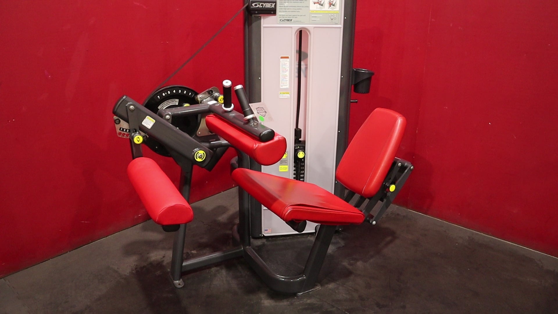 Cybex VR3 Seated Leg Curl (Remanufactured) *White Frame & Black Upholstery*