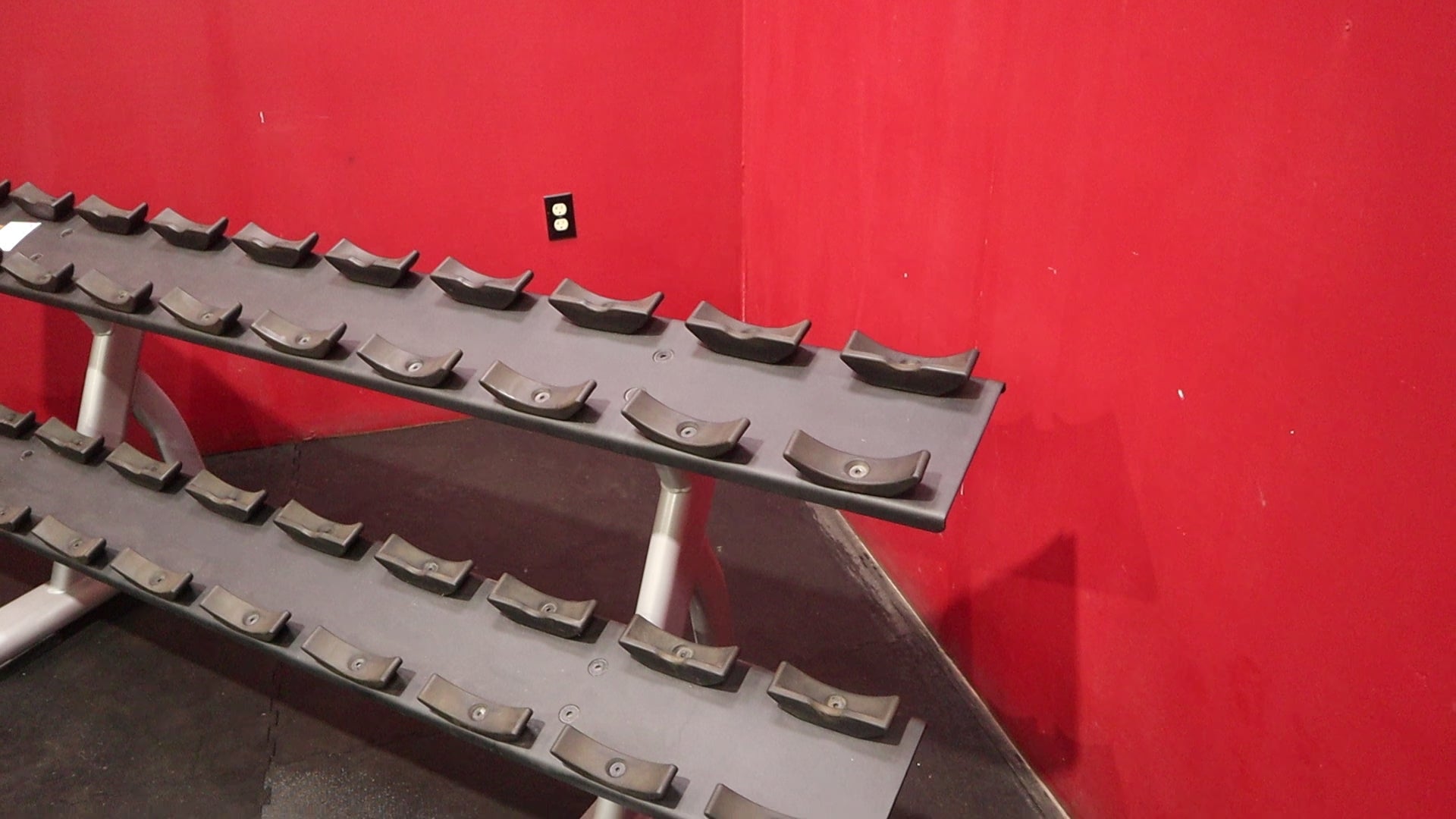 Precor Discovery Series 2-Tier Dumbbell Rack (Remanufactured)