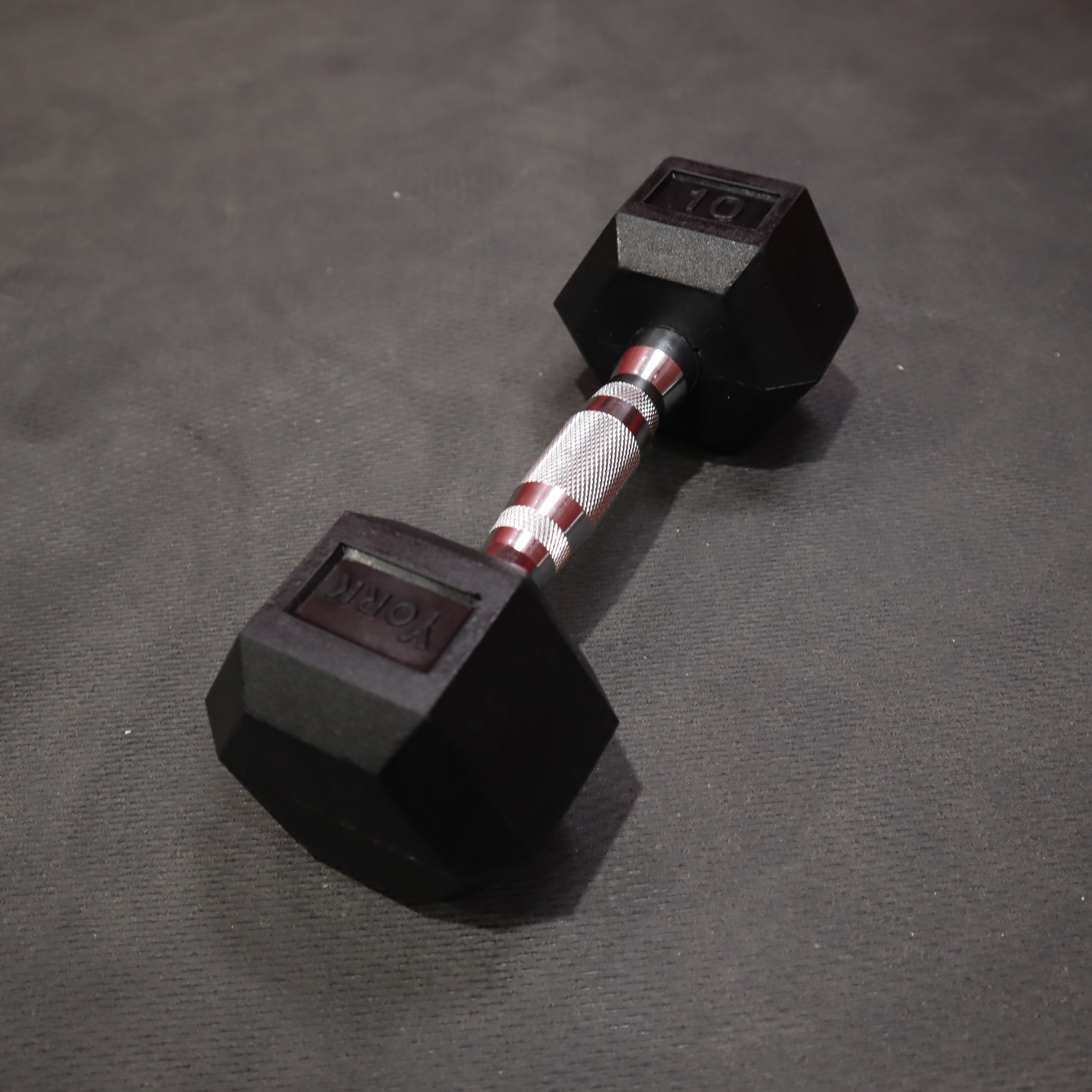 York Pro Hex Rubber Dumbbells CTX Home Gyms