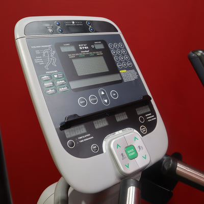 Entrenador elíptico de cuerpo total Precor EFX 576i con consola de experiencia (reformado)