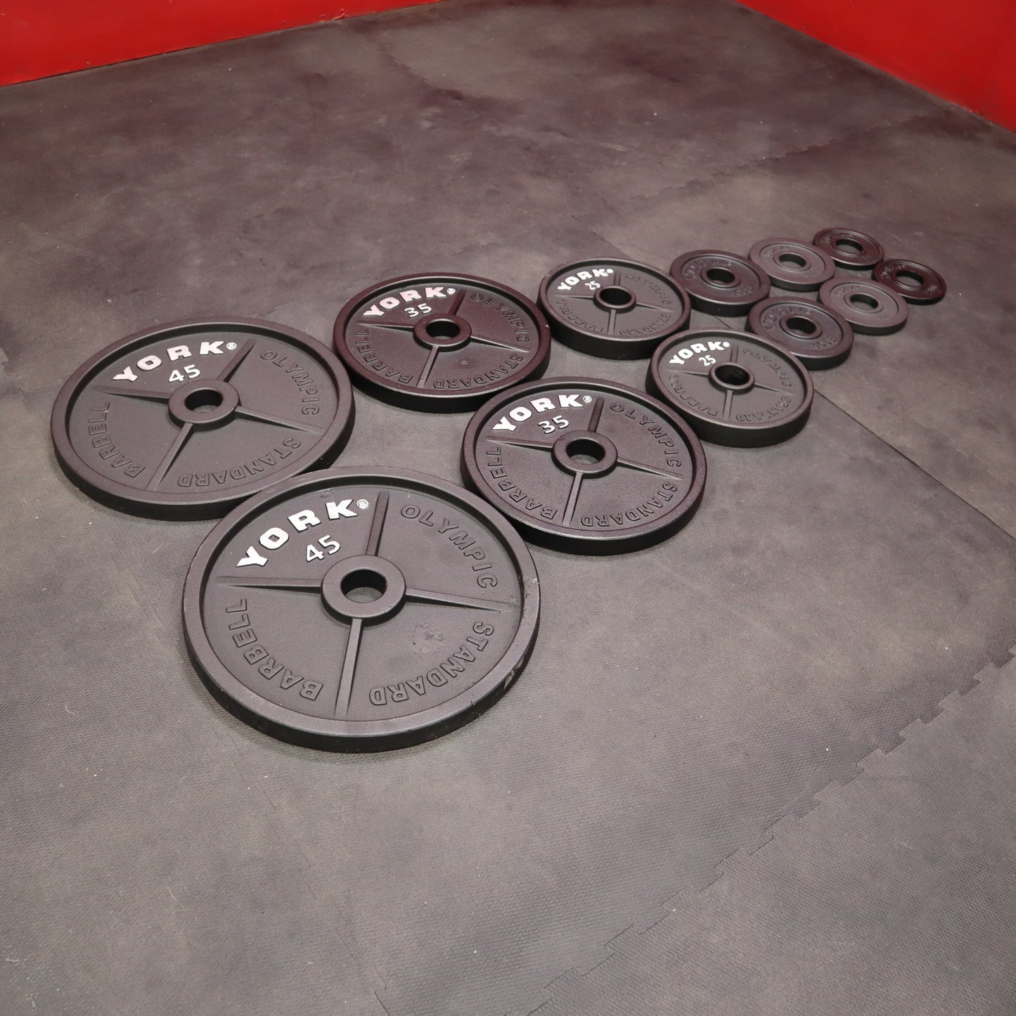 York Iron Olympic Weight Plates