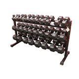 York Pro-Hex Rubber Dumbbells